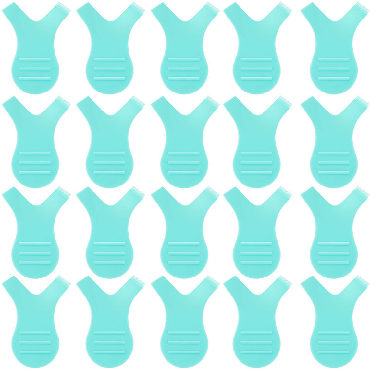 Yaomiao 30 Pcs Y Lash Lift Tool Y Shape Lash Lift Brush Silicone Eyelash Separator Tool Perm Brush for Eyelash Extension Makeup Supplies(Green)