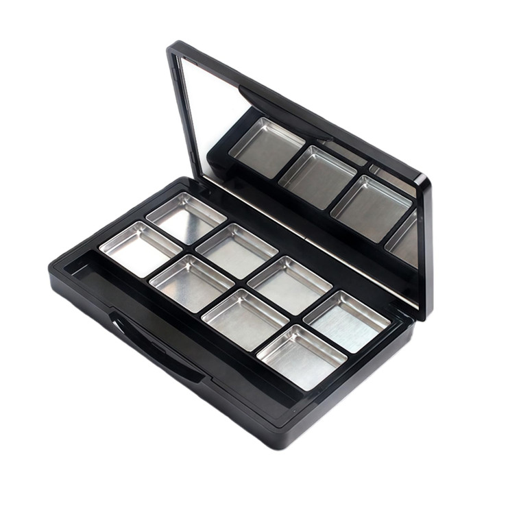 Empty Eye Shadow Palette Container Lipstick Cosmetic Cream Tray Multi-lattice Mini Holder Case Makeup Loose Powder Organizer Sample Small Box Mirror