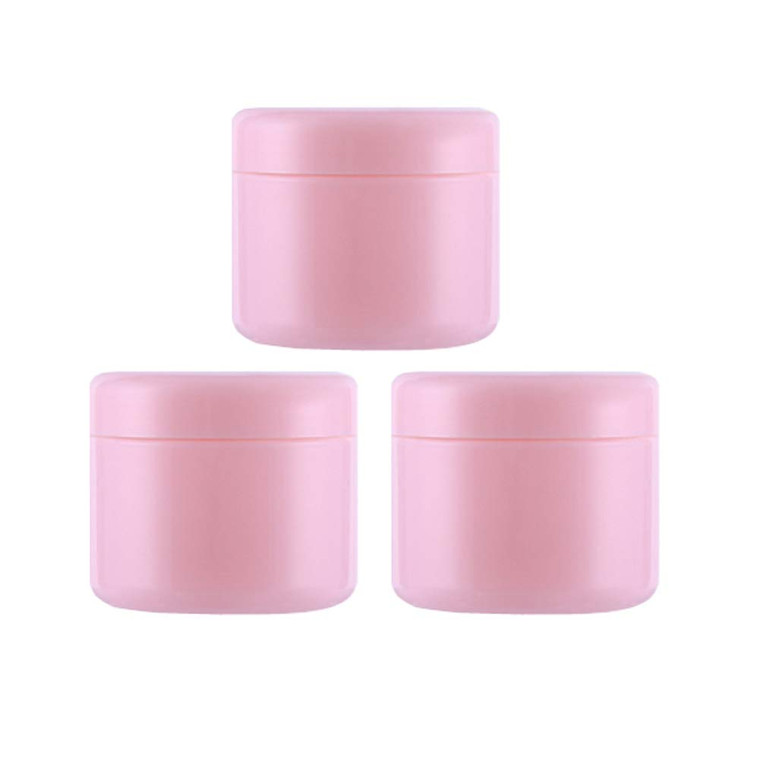 erioctry 5Oz (150g) Refillable Plastic Make-up Cosmetic Jars Empty Face Cream Eye Shadow Lip Balm Lotion Storage Container Pot Bottle Case Holder wit