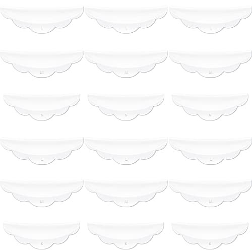 Hicarer 48 Pieces Lash Lift Rods Silicone Eyelash Pads Raise Eyelashes Perming Curler Rods (Small, Medium, Large), Silicone Lash Lift Shields for Eye