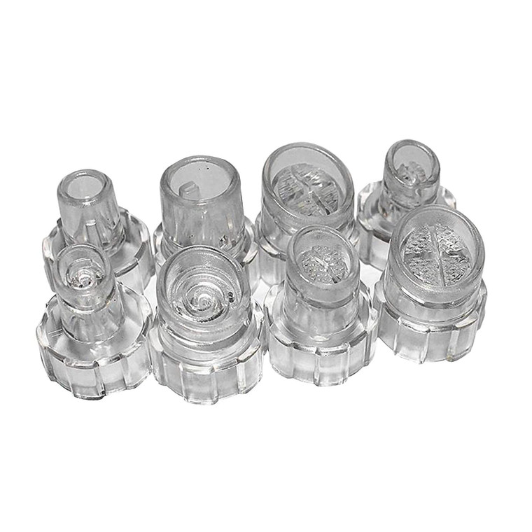 Elitzia Plastic Microderma Heads Facial Aqua Peel Tips Water Peeling Caps Facial Care Skin Cleaning Tool Beauty Machine Replacement Spare Parts 8pcs