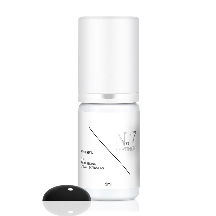 DLUX PROFESSIONAL Eyelash Extension Glue for Professionals - 9 Weeks Retention, 0.5 Sec Drying Time, Latex Free Semi Permanent Individual & Volume La