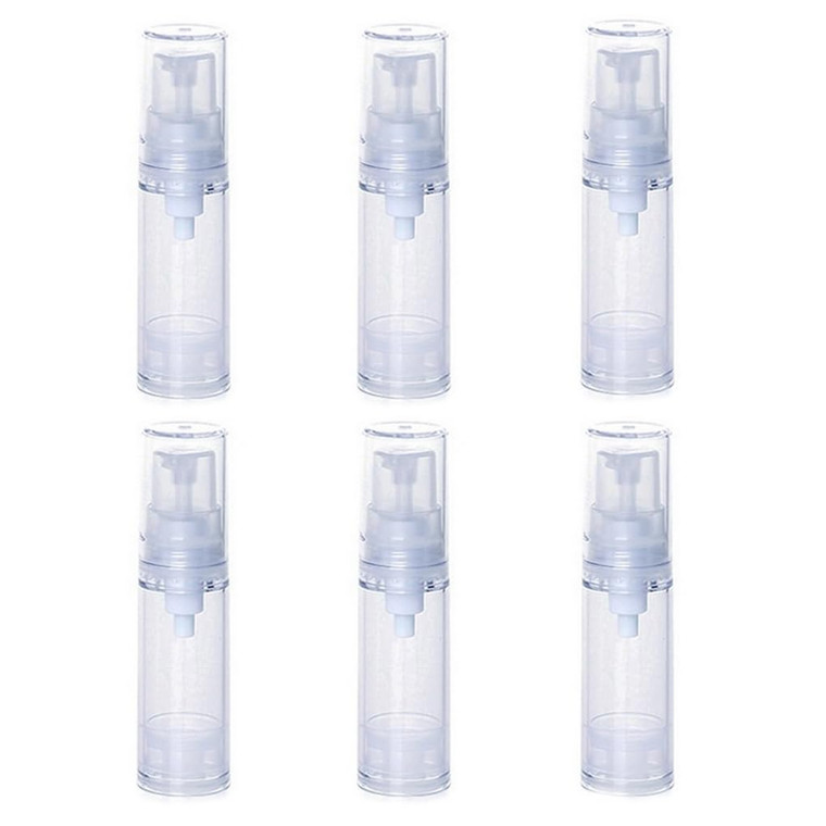 5ML Airless Pump Bottle-Empty Refillable Airless Vacuum Pump Cream Lotion Bottle Travel Bottles Toiletries Liquid Container for Cosmetic Make-up Pack