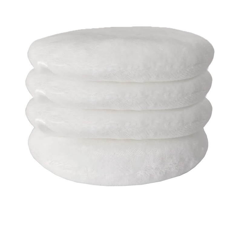 Topwon 5'' Powder Puff for Body Baby - Extra Large Jumbo Size, Use for Dusting Powder or Blending & Setting Makeup Foundation (4 Pieces)