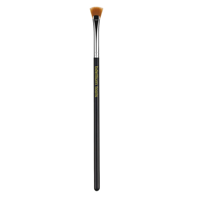 Bdellium Tools Professional Makeup Brush - Maestro Series 732 Mascara Fan - With Soft Synthetic Fibers, For Applying Mascara (Black, 1pc)