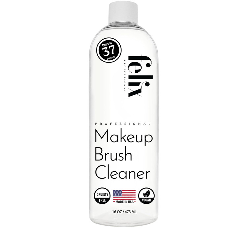 Felix Professional Makeup Brush Cleaner - Deep clean Rinse Free Quick Dry - Ideal for Cleaning and Odorizing Natural and Synthetic Make-up Brushes (1