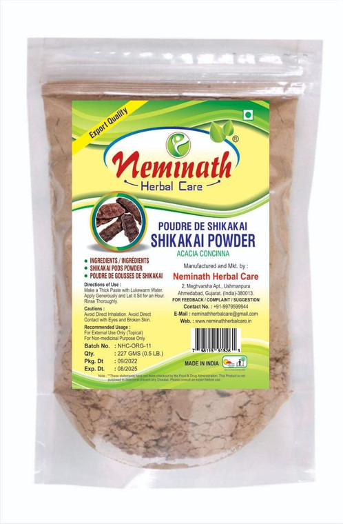 neminath herbal care Shikakai Pods (ACACIA CONCINNA) Powder For External Use