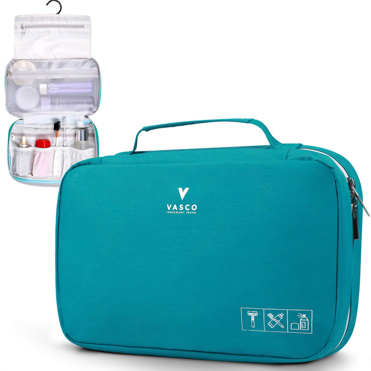 VASCO Hanging Toiletry Bag for Men And Women  Water-Resistant Travel Organizer