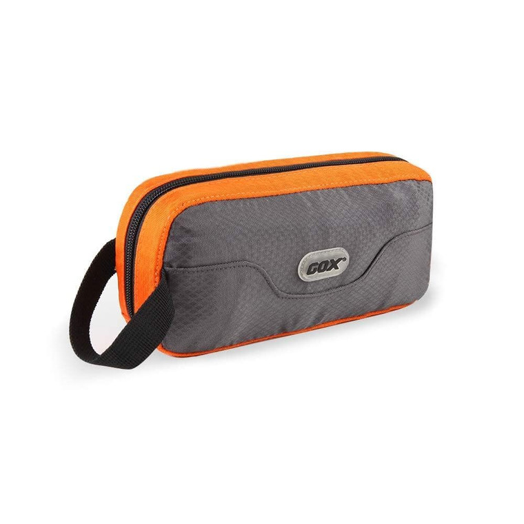 GOX Travel Toiletry Bag Dopp Kit Case for Men Multifunction Packing Organizer Pouch(Orange/Grey)
