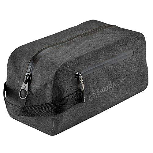 Skog Å Kust DoppSåk Waterproof & Leak-Proof Travel Toiletry Bag | Large, Black