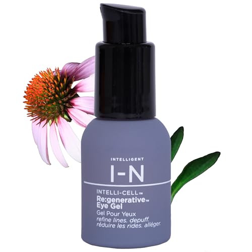Intelligent Nutrients Re:generative Eye Gel for Dark Circles and Puffiness, Targeted Treatment With Plant Actives to Brighten, Refresh and Protect, V
