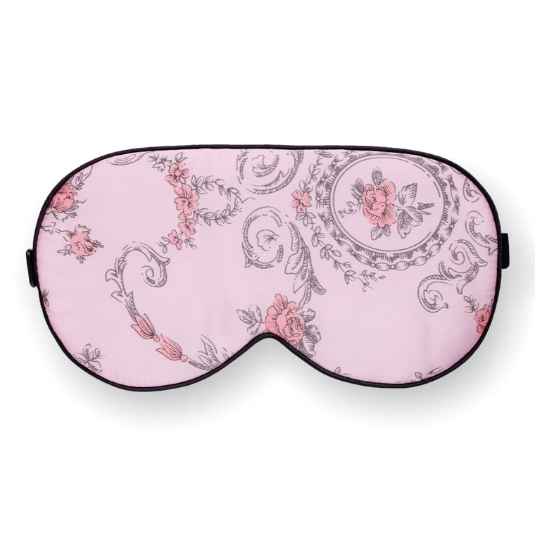 Maxfeel 100% Pure Silk Eye Mask - Sleep Eye Cover in Floral Colors (#1)