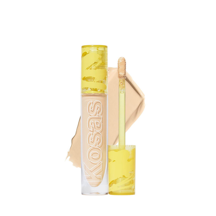 Kosas Revealer Concealer - Medium Coverage Makeup with Hyaluronic Acid, Conceals Dark Circles Under Eyes, Dark Spots and Blemishes + Brightens, Hydra