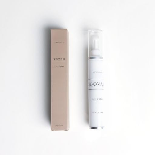 SOOVARI Under Eye Cream with Rose Extract, Retinol, Shea Butter, and Botanical Extracts, 0.7oz, Made in USA