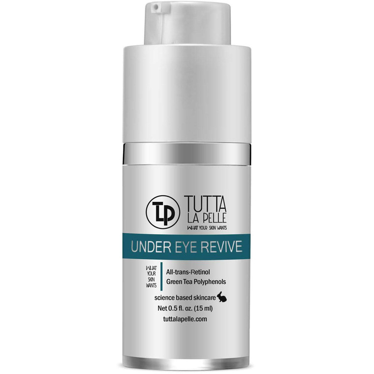 Under Eye Repair Cream - All-Trans-Retinol UNDER EYE REVIVE Anti Aging Eye Cream For Dark Circles And Puffiness, Under Eye Bags, Fine lines, Wrinkles
