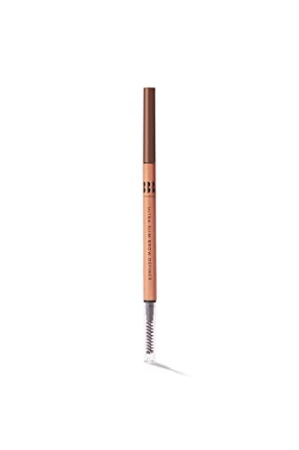 BBB LONDON Ultra Slim Brow Definer (Indian Chocolate) 0.3g | Ultra Fine Tip | Includes Taming Brush for Grooming and Blending