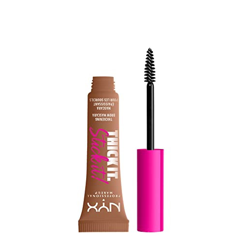 NYX PROFESSIONAL MAKEUP Thick It Stick It Thickening Brow Mascara, Eyebrow Gel - Auburn