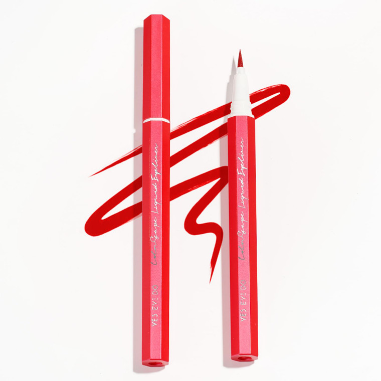 YES.EYE DO Liquid Eyeliner, Neon Pink Eyeliner Pen, Ultra Fine Pink Eye Liner, High Pigmented Colored Liquid Eyeliner, Felt & Flexible Tip Applicator