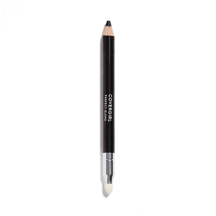 COVERGIRL Perfect Blend Eyeliner Pencil, Basic Black, 1 Count (.03 oz), Eyeliner Pencil with Blending Tip For Precise or Smudged Look (packaging may
