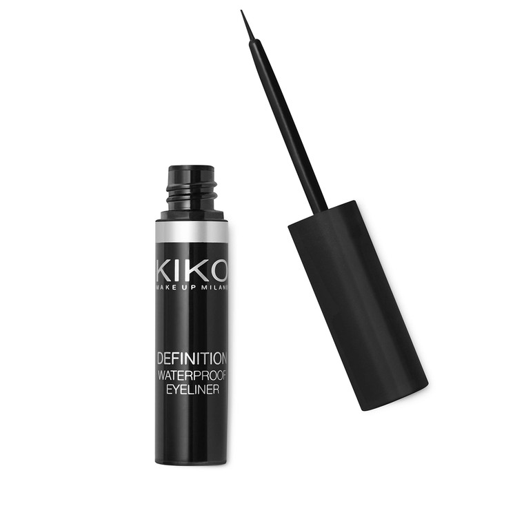 Kiko Milano Definition Eyeliner  Precise, Long-Lasting Liquid Eyeliner, Smudge-Resistant, Intense Black, Easy Application  2.5ml