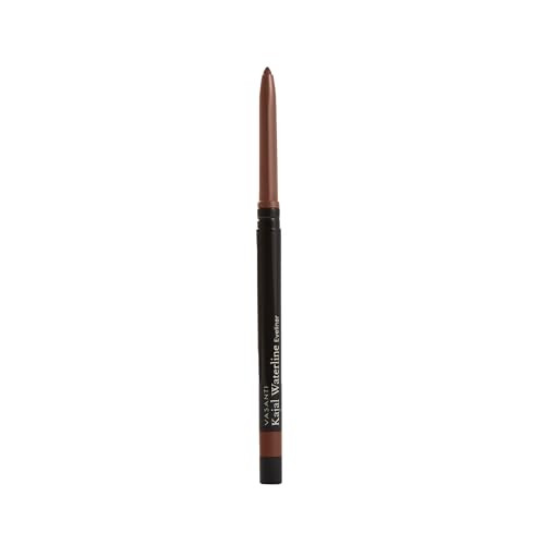 VASANTI Kajal Waterline Eyeliner Pencil - Long lasting, Blendable, Safe for Sensitive Eyes, Waterline Eye Liner - Water resisitant & Smudge proof - O