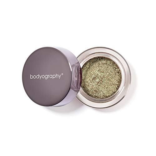 Bodyography Glitter Pigment Eye Shadow | Long Wear Shimmer Eyeshadow | Vegan, Talc & Paraben Free | Cream Powder Formula | Prism (Green/Brown) 1.5 g