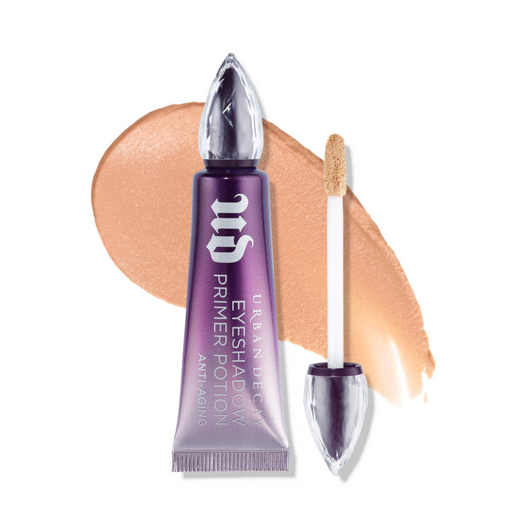Urban Decay Anti-Aging Eyeshadow Primer Potion - Nude Eye Primer for Crease-Resistant & Long-Lasting Eye Makeup, Improves Look of Fine Lines & Textur