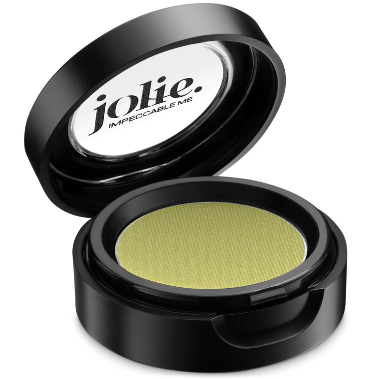 Jolie Cosmetics Powder Pressed Matte Eyeshadows - Cruelty Free, Vegan, Single Pan Eyeshadow 1.48g Vibrant Colors (Lime)
