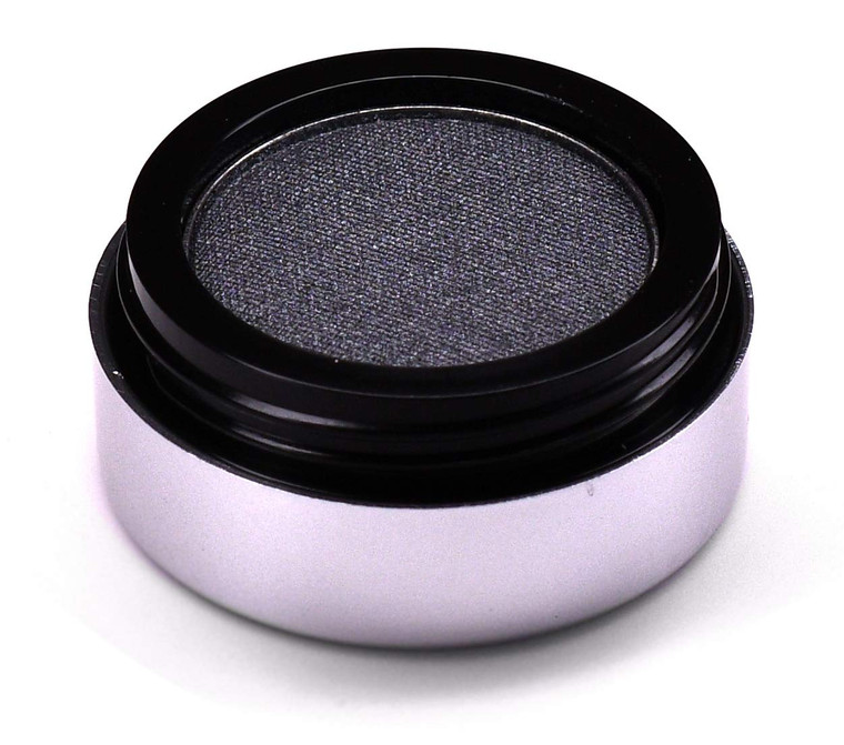 Pure Ziva Graphite Grey Navy Smokey Shimmering Pressed Powder Single Vegan Eyeshadow; Talc, Paraben & Cruelty Free