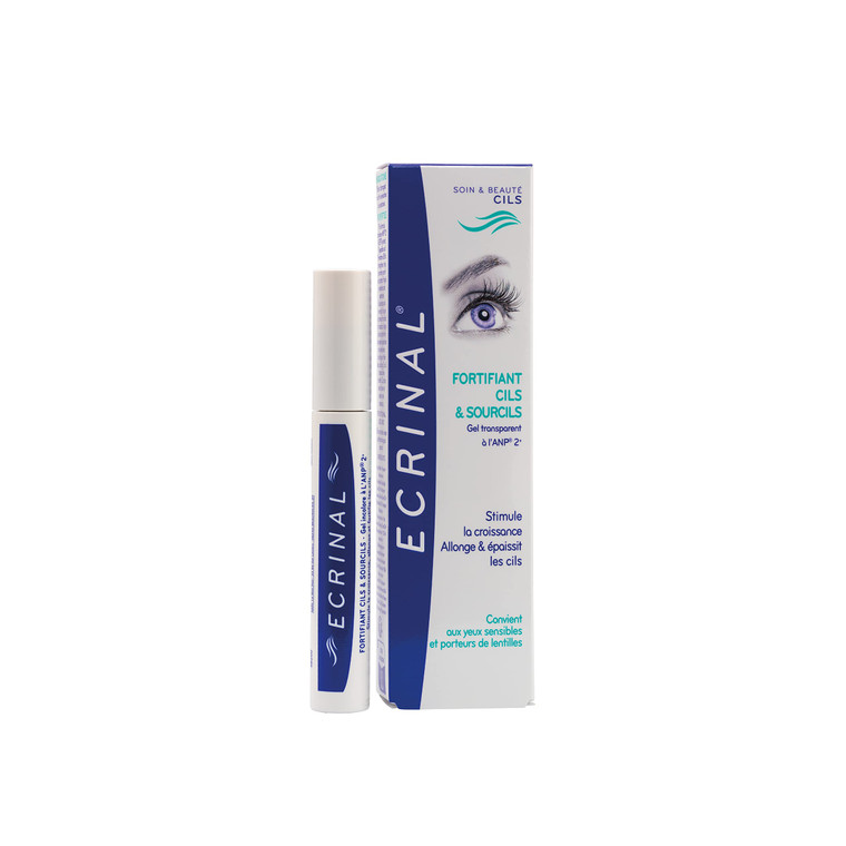 Ecrinal ANP2+ Strengthening Lash Gel - 3 in 1 Eyelash and Eyebrow Serum for Fuller, Thicker, Stronger Lashes, Eye Brow Clear Gel, Mascara Base, Suita