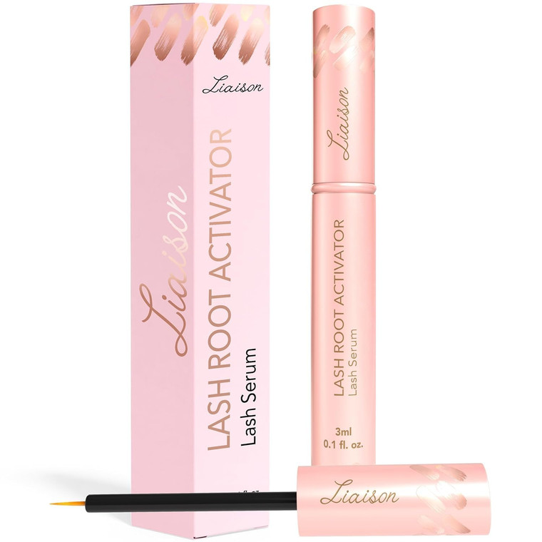 Liaison Lash Growth Serum for Women | Eyelash Growth Serum to Grow Longer, Thicker, Healthier Lashes | Lash Root Activator with Peptides & Biotin| Na