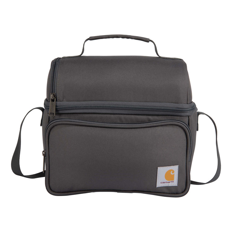 Carhartt Camping Cooler, Worksite Lunchbox, Soft Shell Lunch Bag for Construction Sites, Work and Everyday Use, Gray