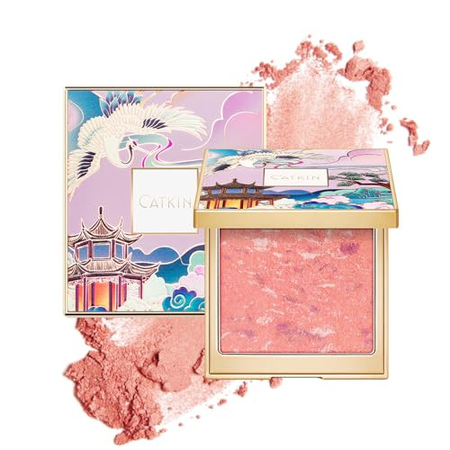 CATKIN Creamy Blendable Baked Blush Palette 10g C02 Lovely Cheek Highlight