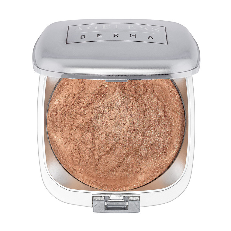 Ageless Derma Baked Mineral Makeup Healthy Blush with Botanical Extracts (Coppertone Swirl) Made in USA