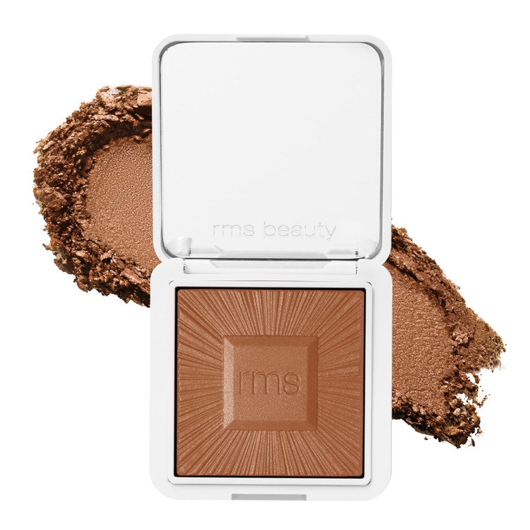 RMS Beauty Redimension Hydra-Bronzer Cream Bronzer & Highlighter | Hydrating Lightweight Formula | Medium Shade for Natural Glow & Sculpted Contour