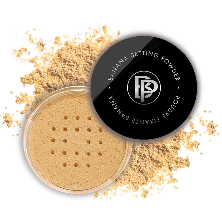 Bellapierre Banana Setting Powder  Color-Correcting Brightening Powder, Matte Finishing Tint, Translucent Under-Eye Baking Makeup, Lightweight Talc-