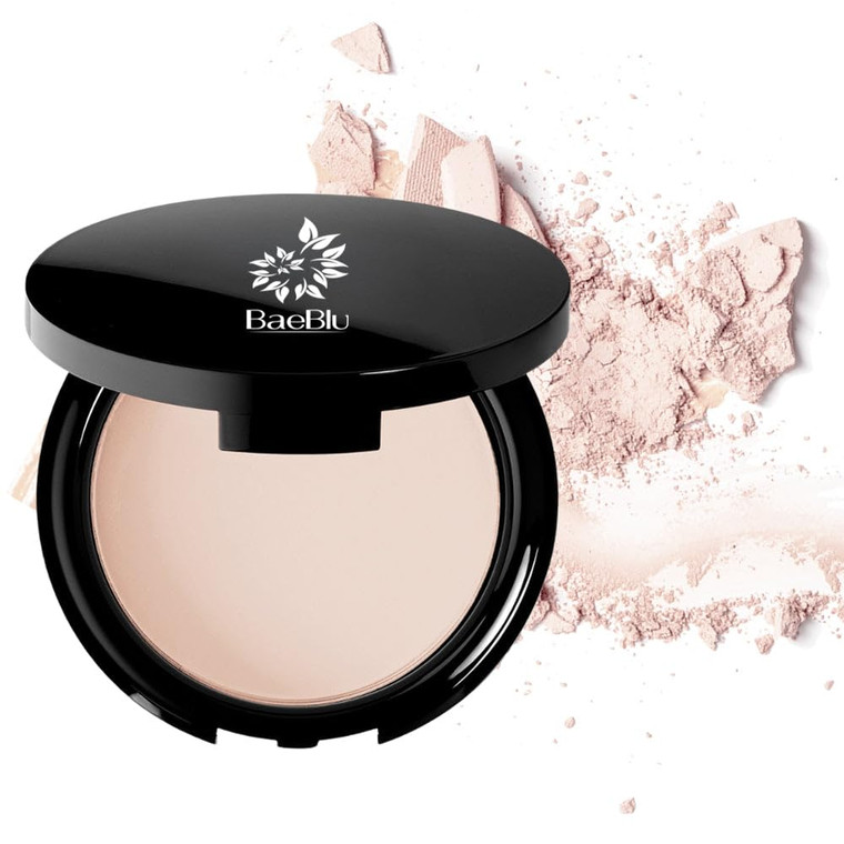 Organic Pressed Setting Powder - Talc-Free & Non-Toxic Translucent Powder with Matte Finish - Oil Absorbing, Pore Minimizing, 16 Hour Wear for All Sk