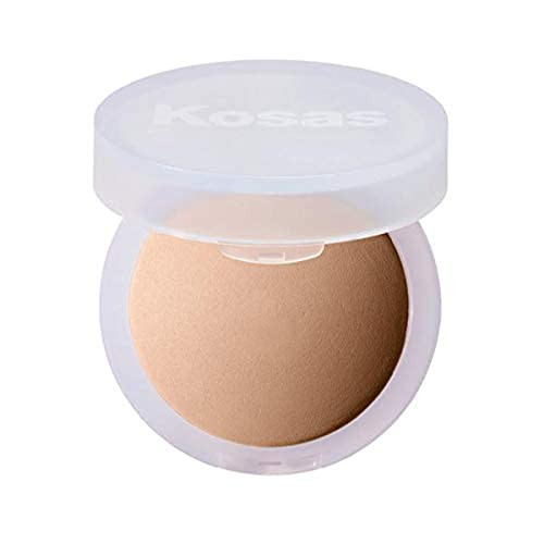 Kosas Cloud Set Face Setting Powder - Smoothing Shine Control, Soft, Sheer Translucent Makeup Finish, Portable & Long-Lasting Loose Pressed Baking Po