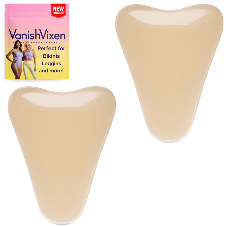 VanishVixen Petite Silicone Anti-Camel Modesty Toe Concealer  XS 2-Pack  Seamless, Reusable, Self-Adhesive Covers for Swimsuit, Leggings & Activewe