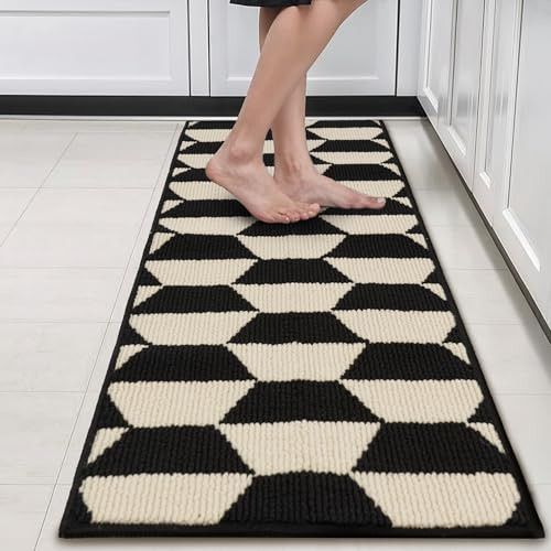 GRANNY SAYS Kitchen Mats for Floor, Kitchen Rugs Non Slip Washable, Runner Rugs for Kitchen Floor, 47" x 17.7", Stain Resistant Comfort Standing Mat