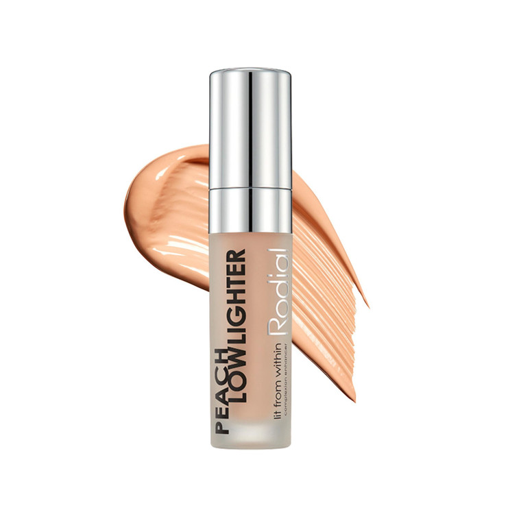 Rodial Peach Lowlighter 0.1 fl oz - Hydrating Under Eye Brightener & Peach Color Corrector With Hyaluronic Acid, Vitamin E & Caffeine for Soft, Natur