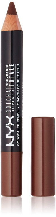 NYX Professional Makeup Gotcha Covered Concealer Pencil, Deep Espresso, 0.04 Ounce