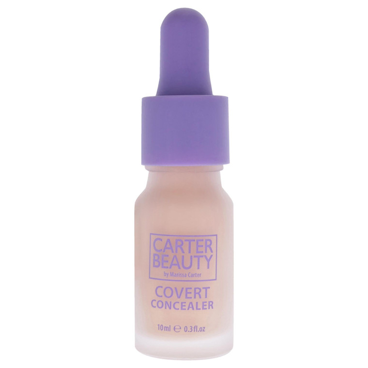 Carter Beauty By Marissa Carter Covert Brightening Concealer - Creamy- Instant Undereye Brightener and Redness Corrector - Vegan, Cruelty Free, Unsce