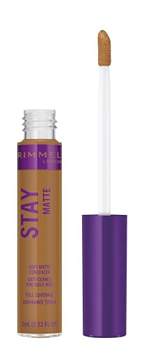 Rimmel London Stay Matte - 532 Golden Amber - Concealer, 24-Hour Wear, Shine Control, Fights Free Radicals, 0.23oz