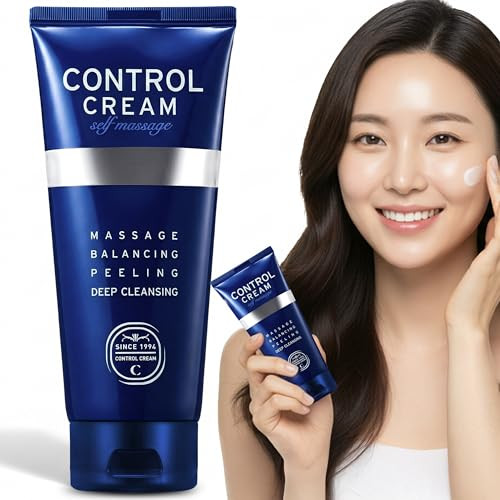 CHARMZONE Control Cream | Korean Face & Body Massage Cream for Gentle Exfoliation, Sebum & Pore Care, Deep Hydration, Smooth Radiant Skin, Profession