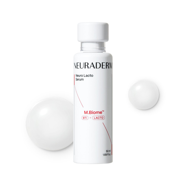 NEURADERM Neuro Lacto Serum | Advanced Anti-Aging Formula with Peptide & Probiotic Complex | Clinically Clean, Non-Irritating for Sensitive Skin | 1.