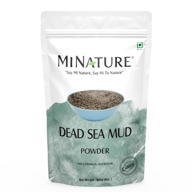 minature Dead Sea Mud Powder | 227g(8 oz)(0.5 lb) | 100% Pure Natural Mineral Rich Cleansing & Detox Mask| For Face, Body & Spa Care