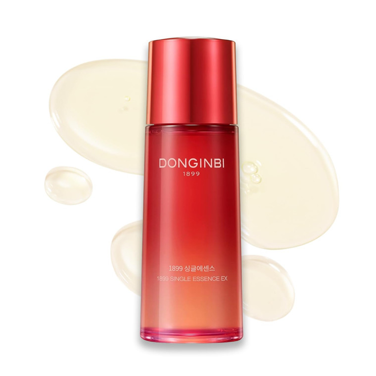 Donginbi Red Ginseng 1899 Single Essence - Firming & Hydrating Serum with Hyaluronic Acid, Korean Red Ginseng Essence, Korean Skin Care Gifts for Wom