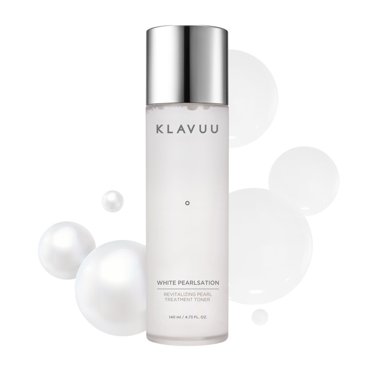 KLAVUU Hydrating Milky Toner with Pearl & Niacinamide  Facial Toner for Skin Glow, Wrinkle Care & Moisture Balance, Korean Skincare (4.76oz)
