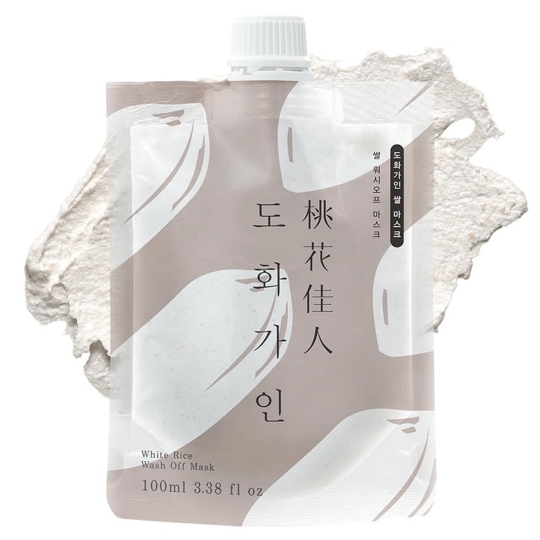 House of Dohwa, White Rice Wash off Facial Mask l Daily Skincare Essential Korean Skin Care Produced from Domestically Harvested Ingredients, Gentle